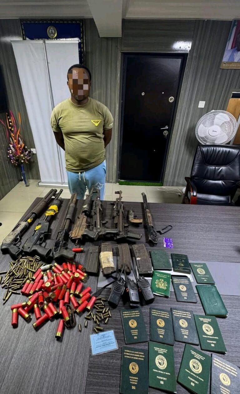 End Of Road As Police Busts Lagos Most Wanted Hired Killer, Recovers Assorted Sophisticated Firearms, Ammunition