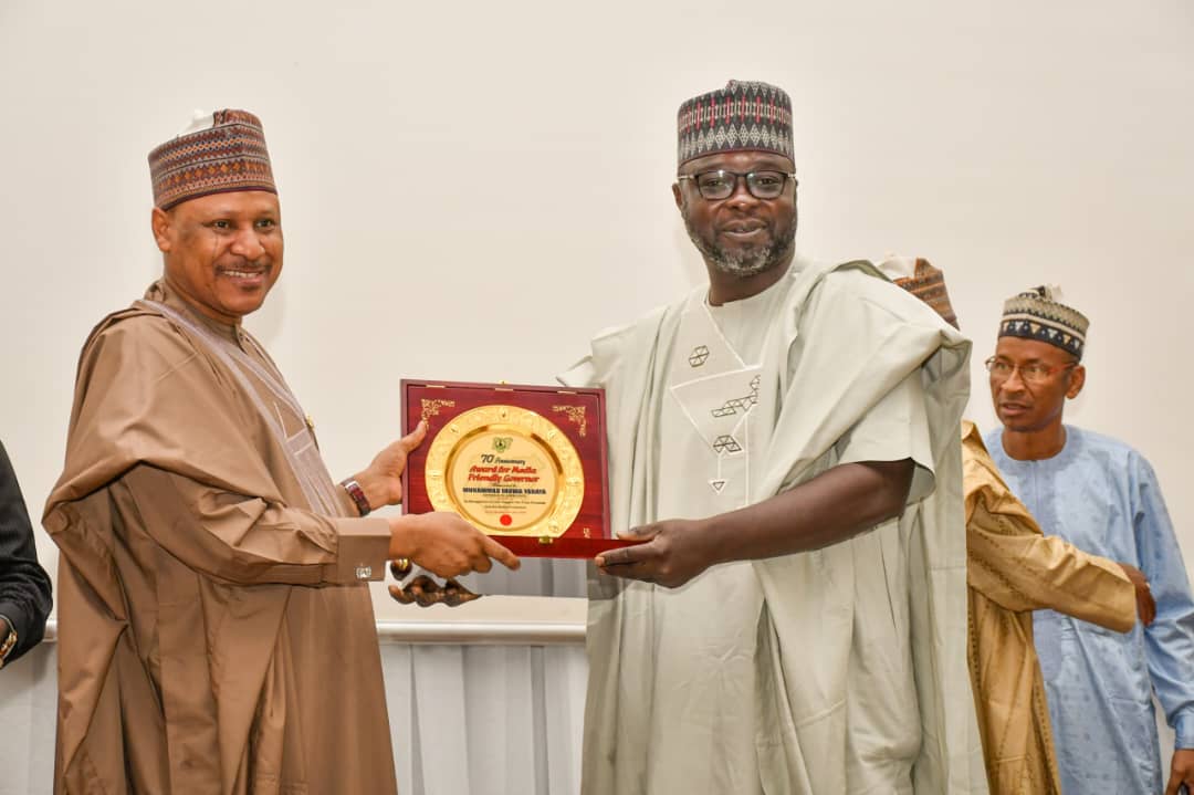 Governor Inuwa Yahaya Clinches NUJ ‘Media-Friendly Governor’ Award At 70th Anniversary Event