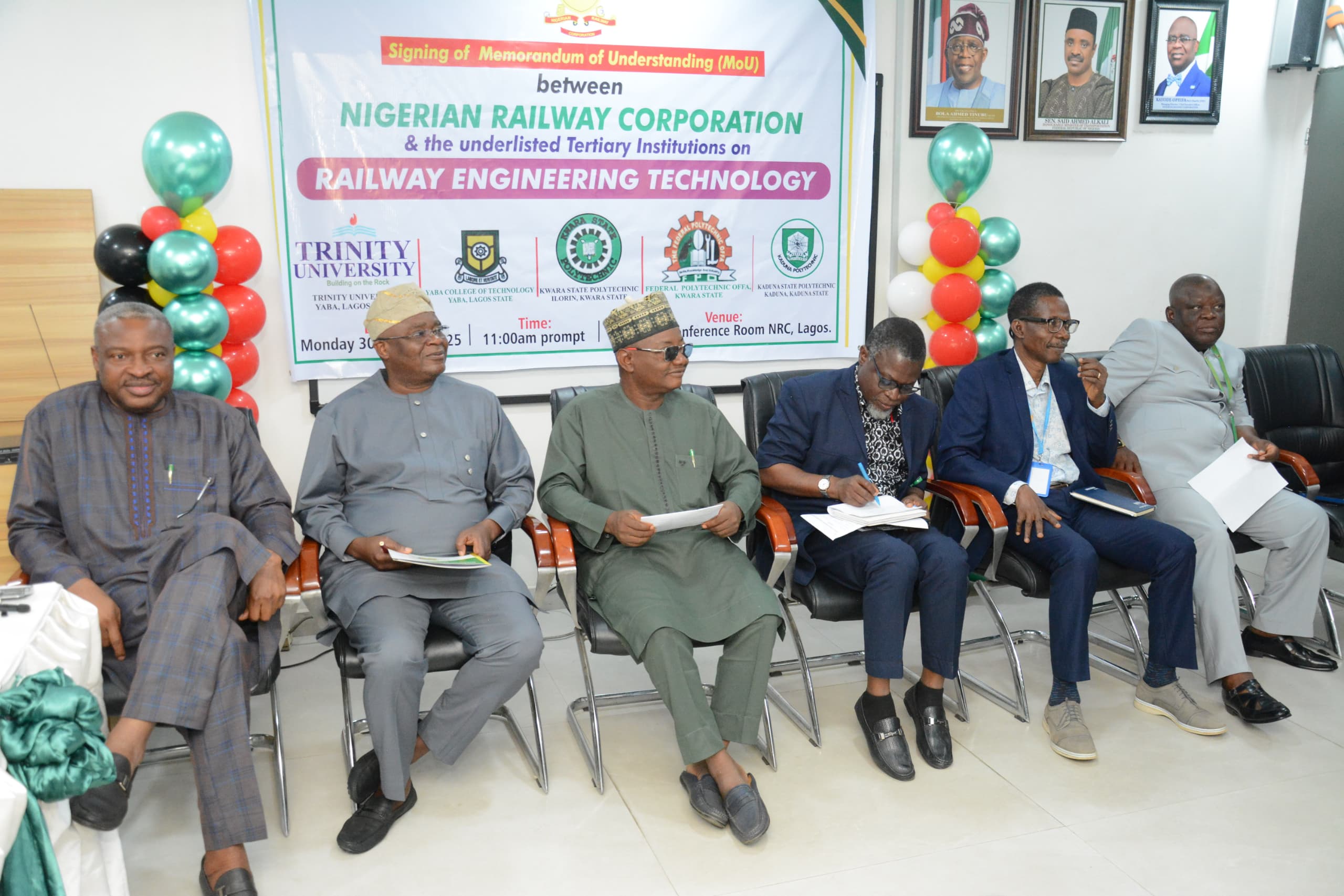 Railway Engineering, Tech Transfer:  Polytechnics, Varsity Sign Pact With Nigerian Railway To Strengthen Manpower