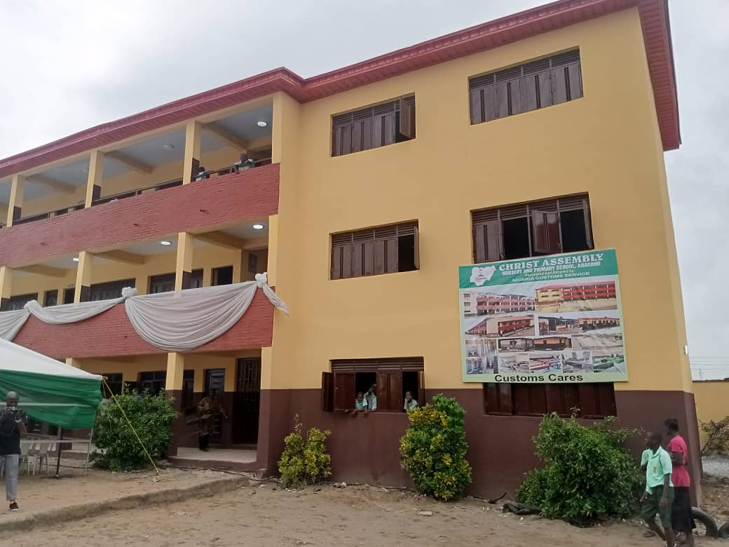 CSR: Glitz, Glamour As Nigeria Customs Renovates, Equips Lagos School, Gifts Pupils Educational Items