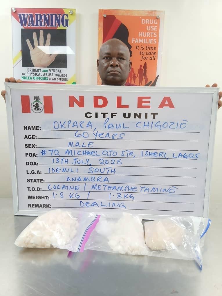 Fleeing 60-yr Old Drug Kingpin Lands In NDLEA Net 7 Years After Fleeing 60-yr Old Drug Kingpin Lands In NDLEA Net 7 Years After