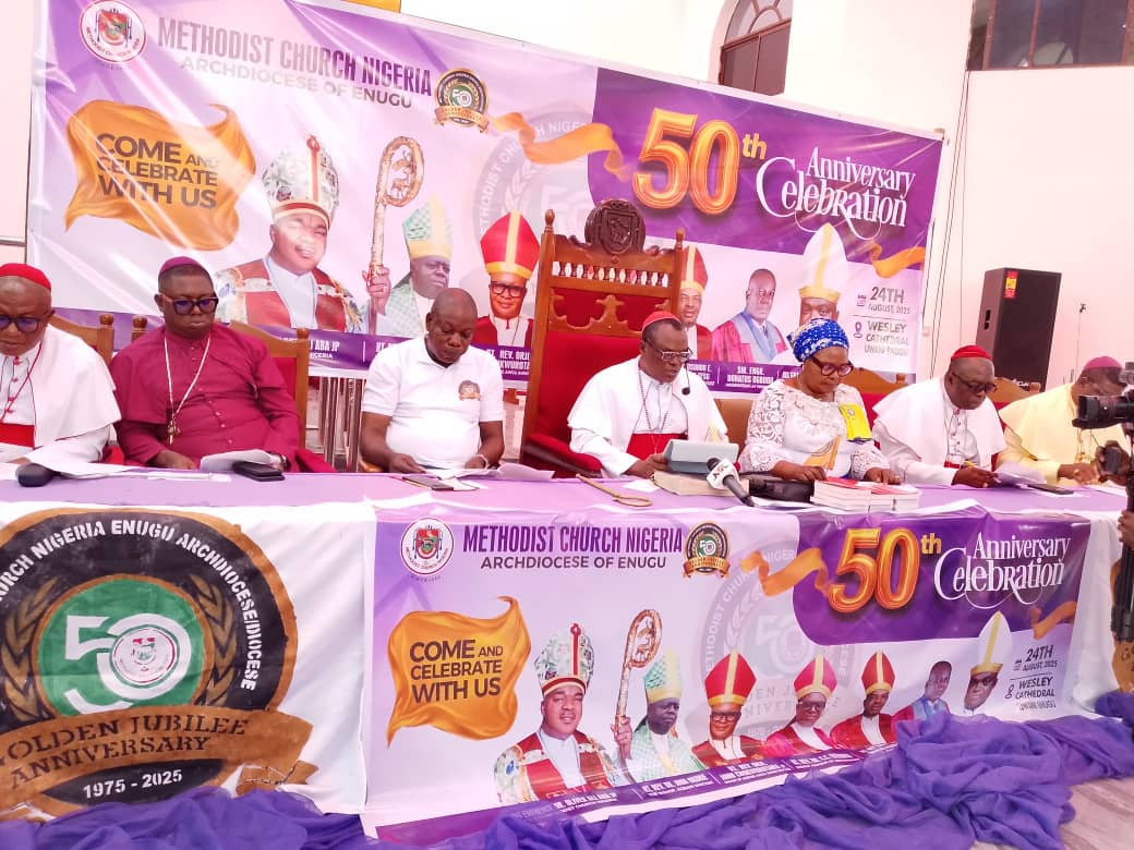 Golden Jubilee Anniversary: Methodist Church Urges FG, S/East Govts To Prioritize Justice, Good Governance. Golden Jubilee Anniversary: Methodist Church Urges FG, S/East Govts To Prioritize Justice, Good Governance.