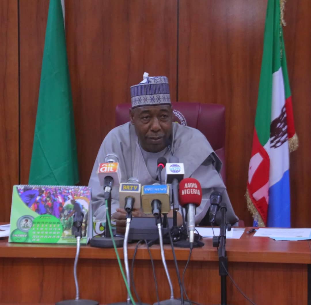 Zulum Tasks Borno LG Chairmen On 70,000 Minimum Wage Implementation