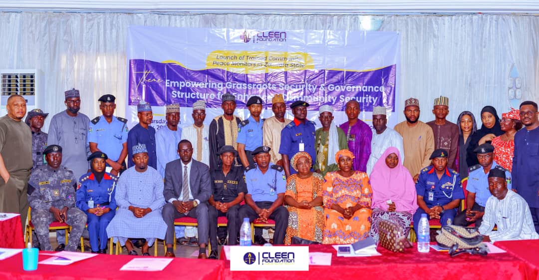 Cleen Foundation Trains 40 Community Peace Monitors In Zamfara