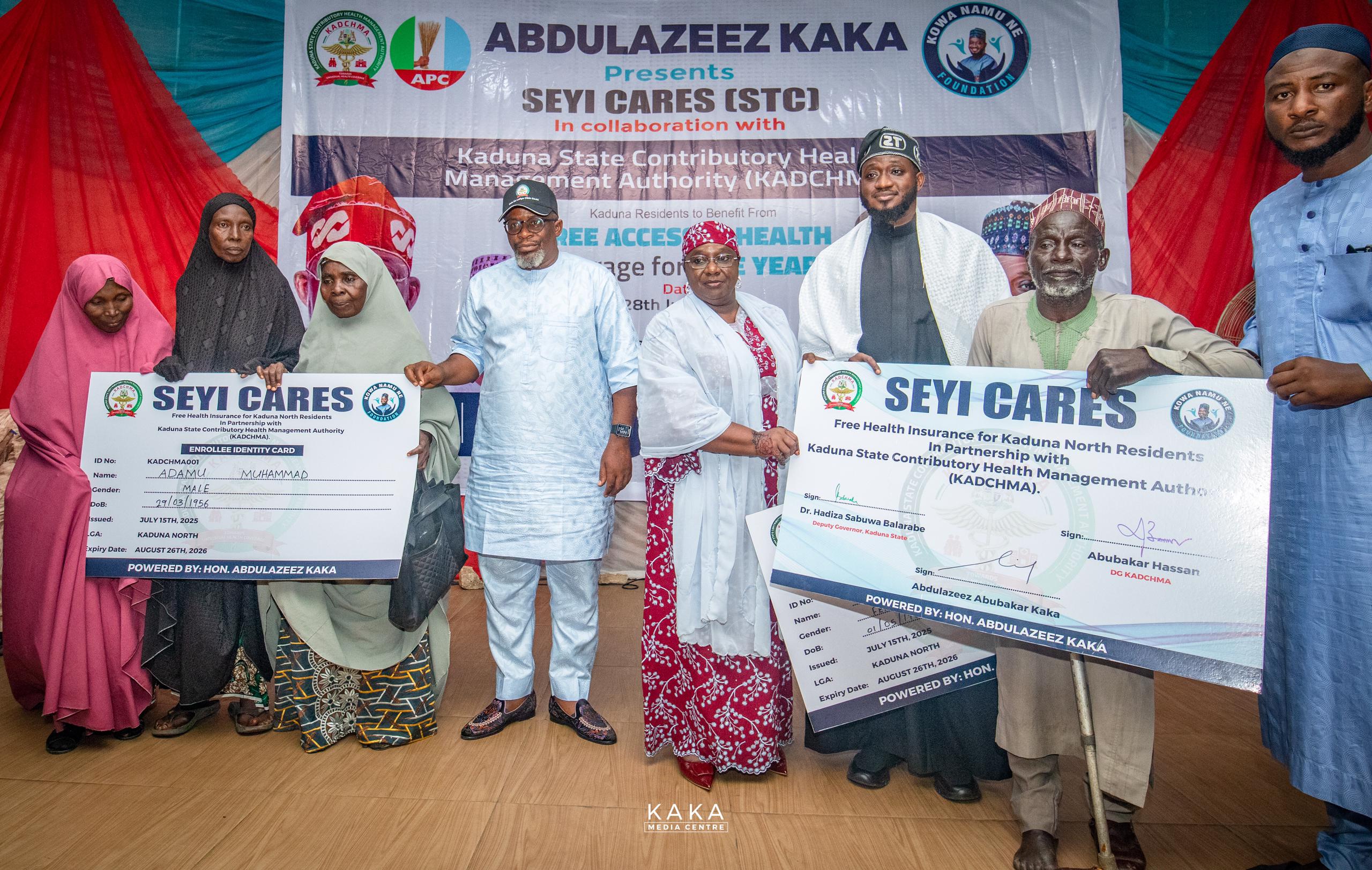 Kaduna Govt, Kaka Foundation Roll Out Free Health Insurance for 200 Vulnerable Residents Kaduna Govt, Kaka Foundation Roll Out Free Health Insurance for 200 Vulnerable Residents