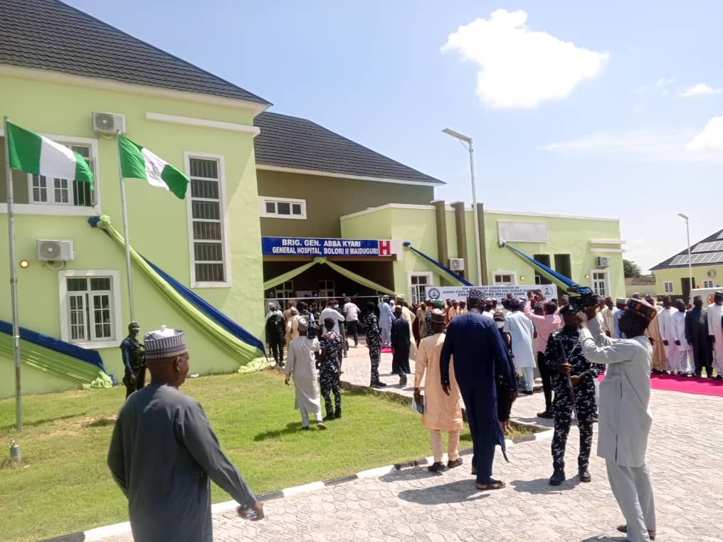 Minister Unveils Bolori II New Gen Hospital,  Flags Off Distribution Of 10 Ambulances Zulum Donated To Medical Facilities