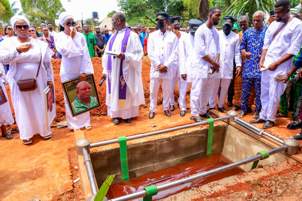 Remains Of Football Legend, Christian Chukwu Laid To Rest At  Country Home.