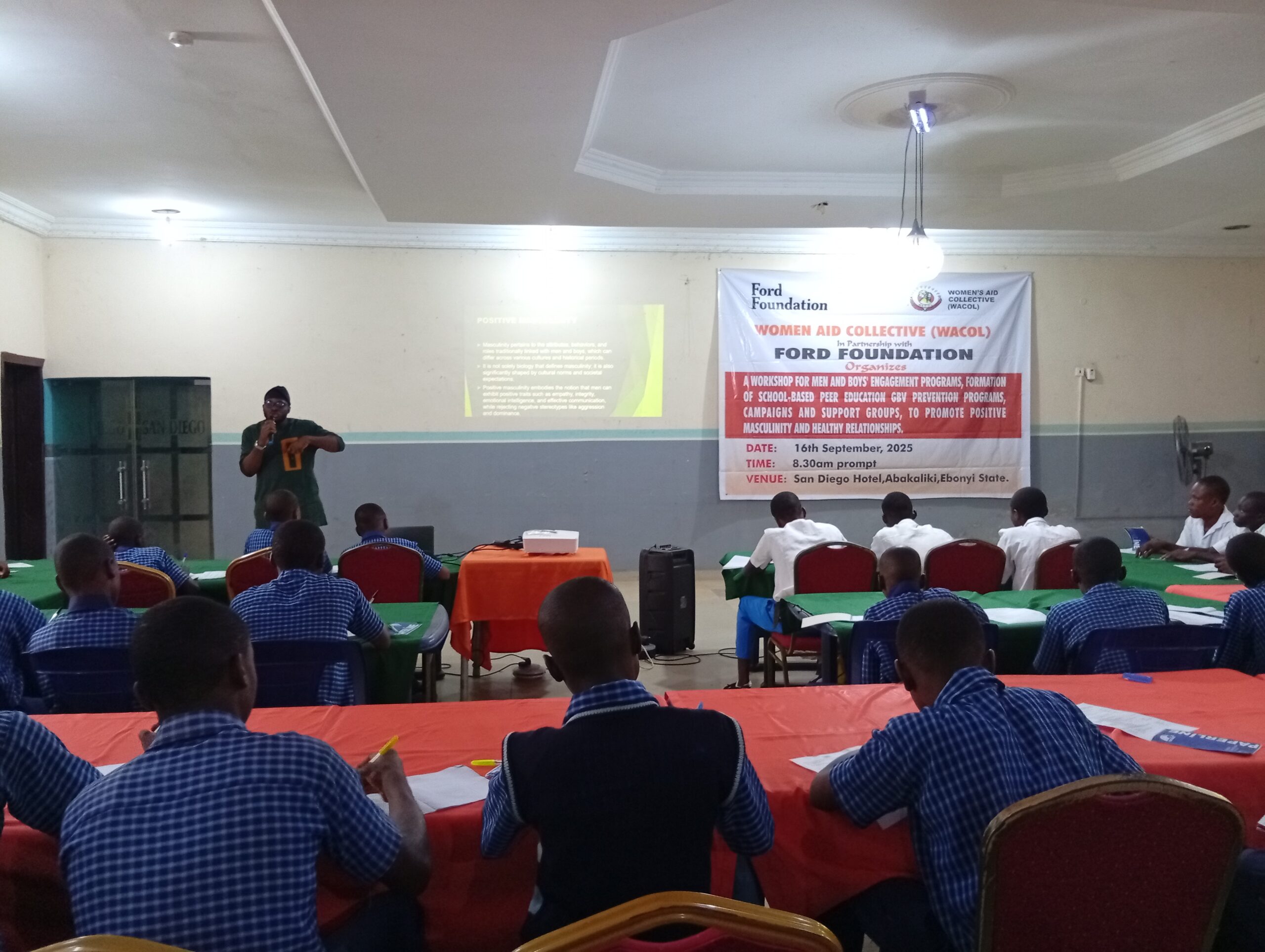 WACOL Trains Students To Combat GBV, Promote Positive Masculinity