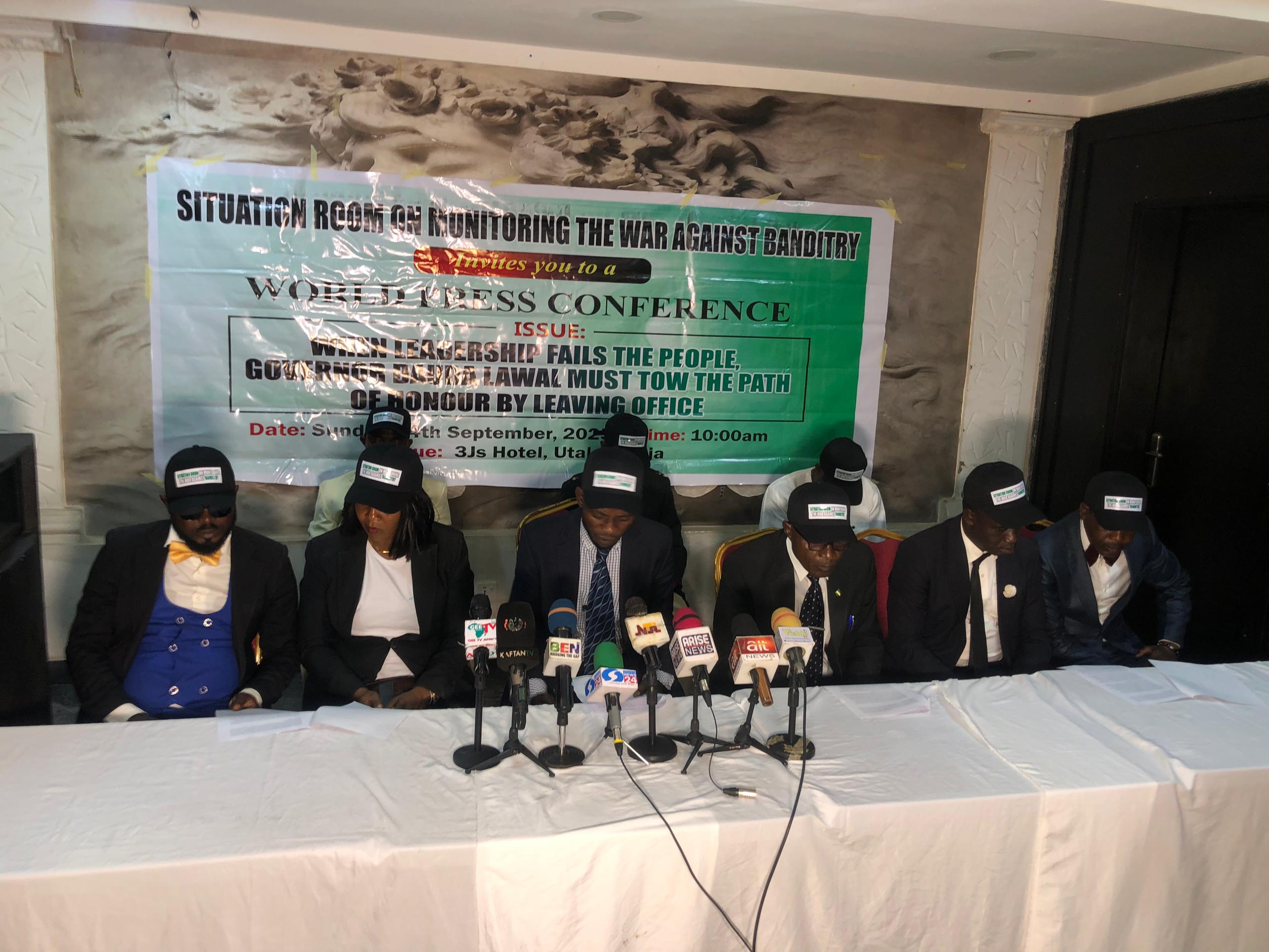 Situation Room Calls On President Tinubu To Suspend Release Of Allocation To Zamfara Governor Situation Room Calls On President Tinubu To Suspend Release Of Allocation To Zamfara Governor