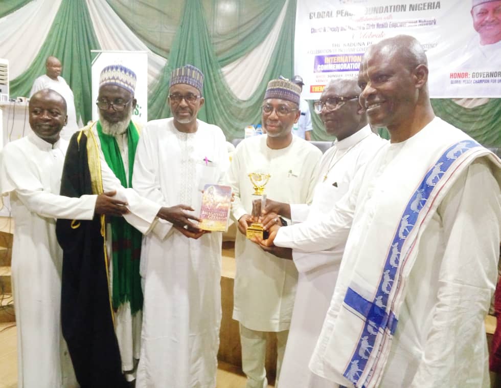 Global Peace Foundation, Church & Society Honour Gov Sani As Peace Champion On Int’l Peace Day Global Peace Foundation, Church & Society Honour Gov Sani As Peace Champion On Int’l Peace Day