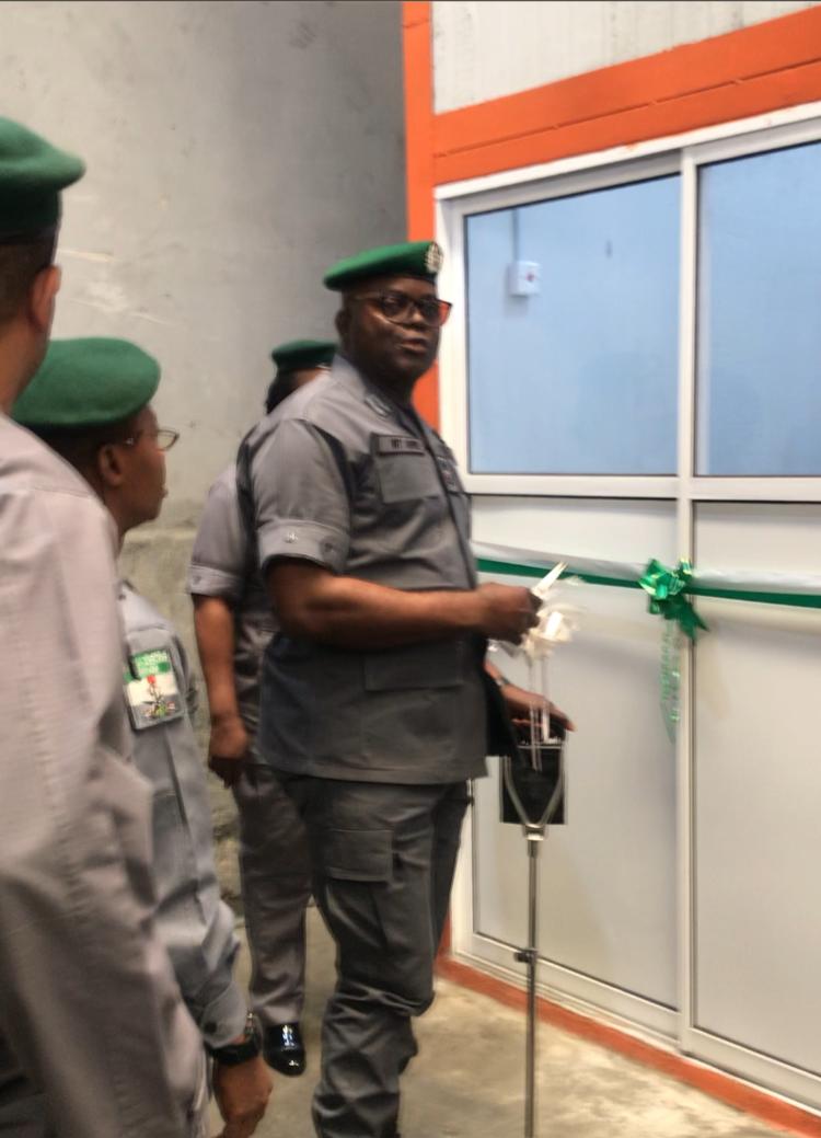 Customs Controller Commissions Advanced Cargo Screening X-RAY Machine At SAHCO Facility Customs Controller Commissions Advanced Cargo Screening X-RAY Machine At SAHCO Facility