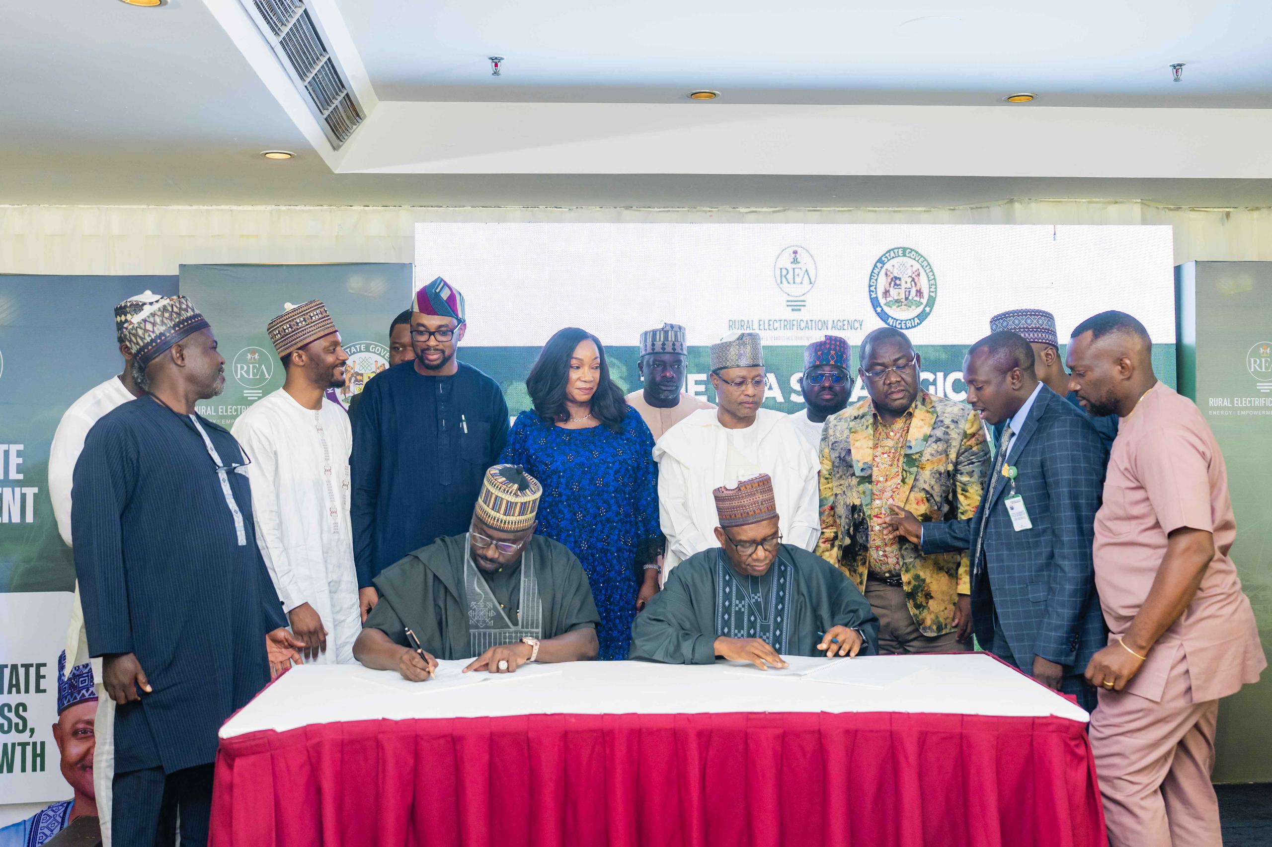Governor  Uba Sani Champions Renewable Energy Drive, Signs MoU With REA To Expand Power Access In Kaduna Governor  Uba Sani Champions Renewable Energy Drive, Signs MoU With REA To Expand Power Access In Kaduna