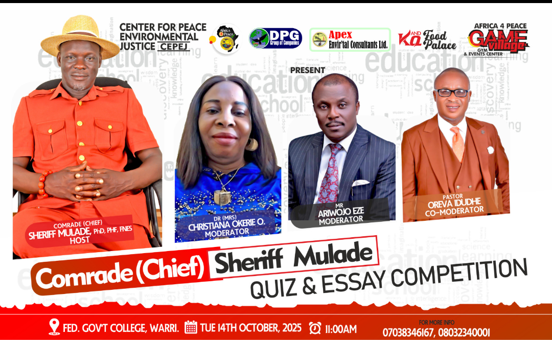 NGO Set To Host Quiz,  Essay Competition In Delta State