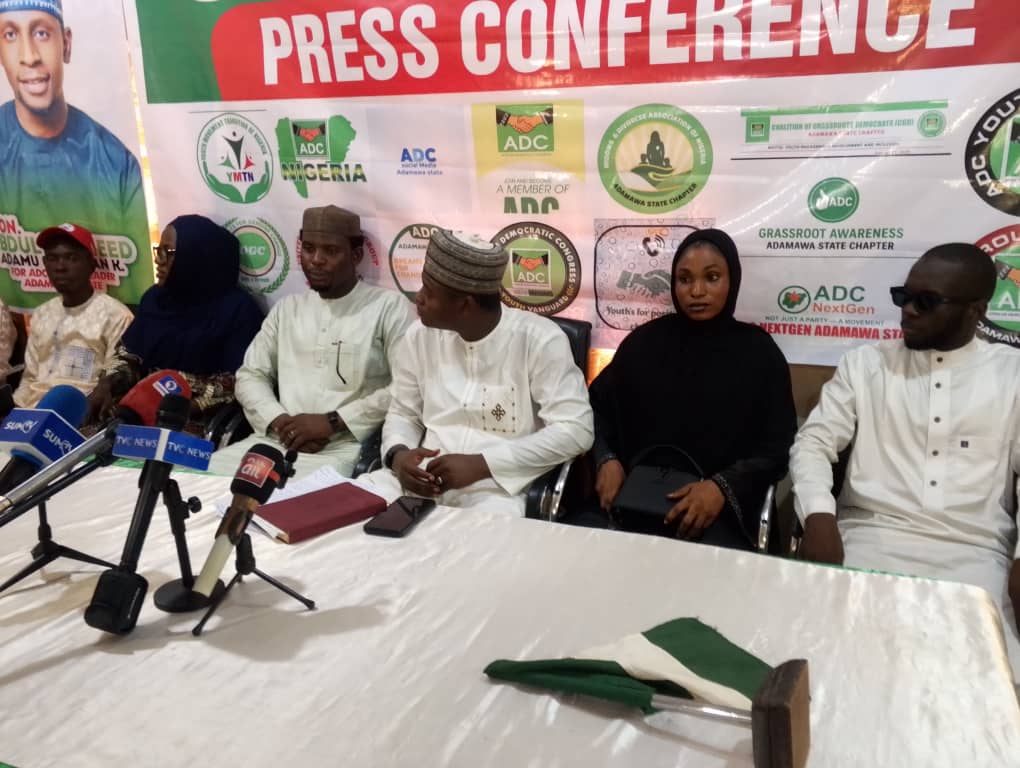 Adamawa ADC Youth, Demand Greater Inclusion In Party Leadership  Adamawa ADC Youth, Demand Greater Inclusion In Party Leadership 