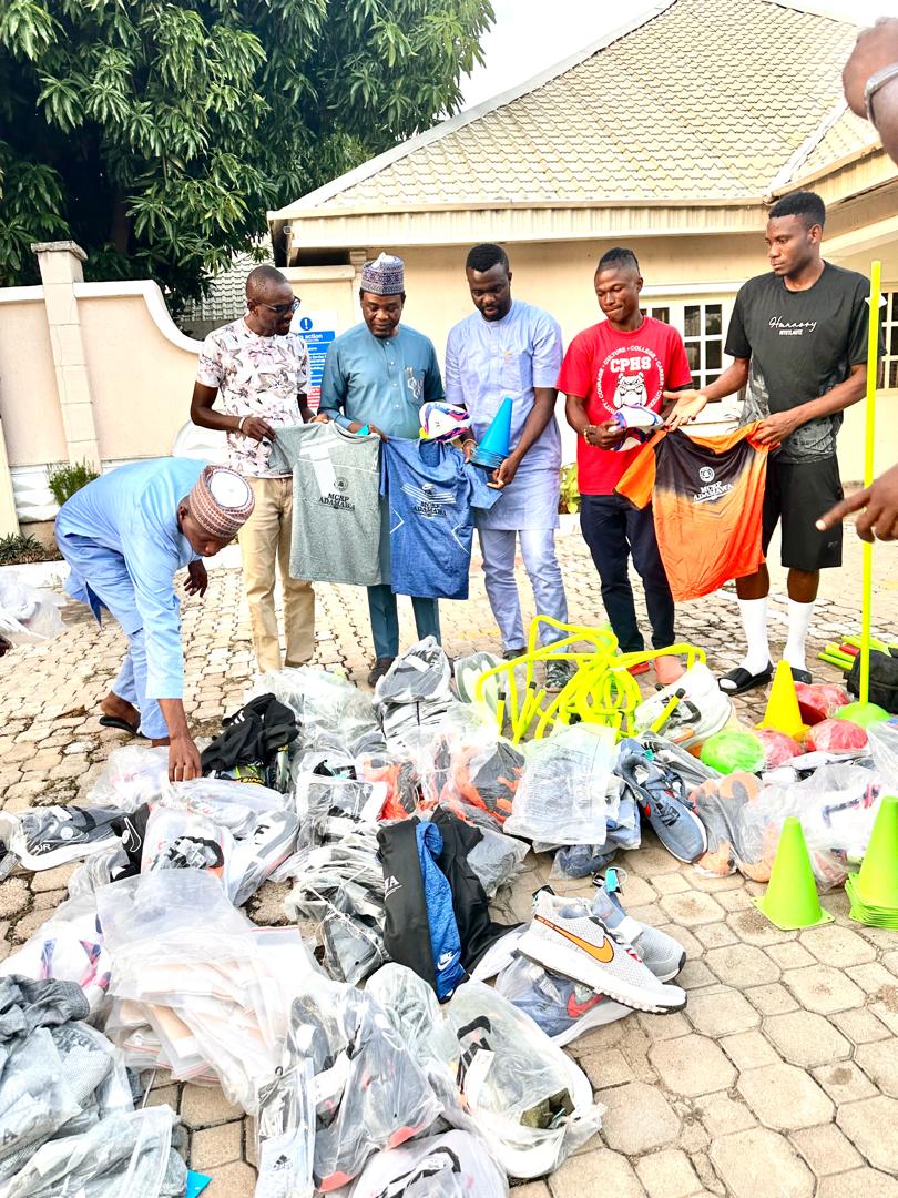 Adamawa United FC Gets Football Training Kits Worth  Naira For 2025/2026 Season Adamawa United FC Gets Football Training Kits Worth  Naira For 2025/2026 Season