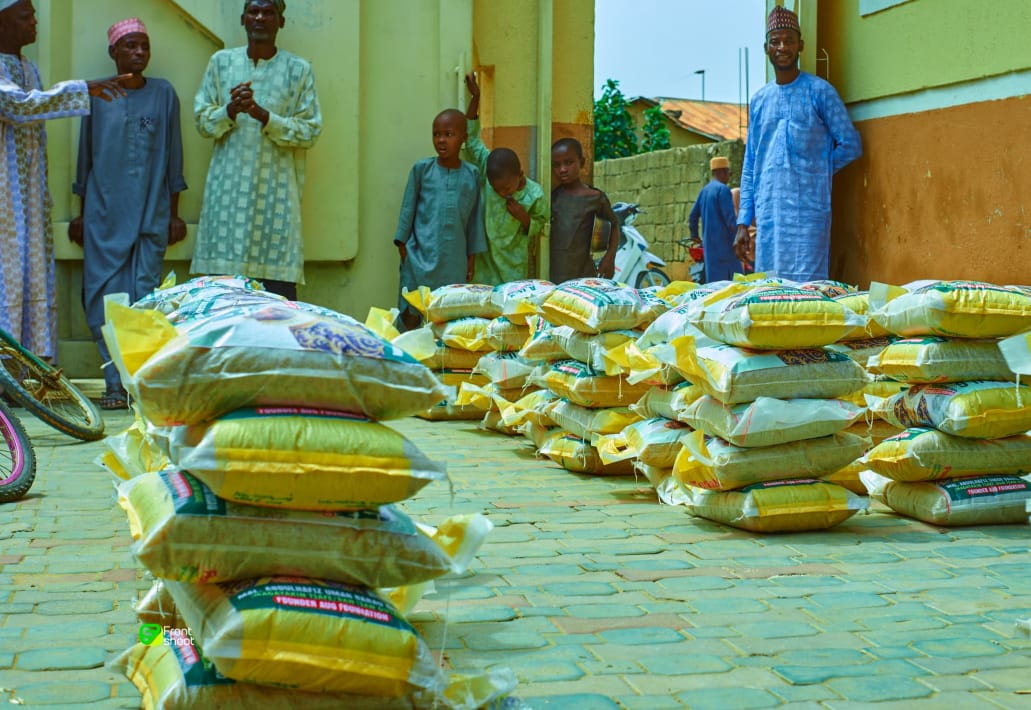 AUG Foundation Donates Food Items To 150 Vulnerable Households In Tsafe LGA AUG Foundation Donates Food Items To 150 Vulnerable Households In Tsafe LGA