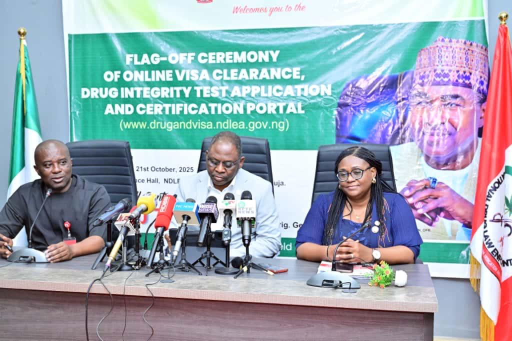 NDLEA Launches Online Portal For Drug Integrity Test, Visa Clearance Certificate